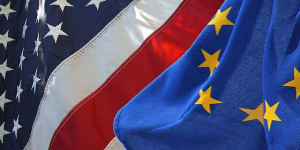 EU a US vlajka